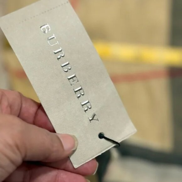 Burberry Beige and Black Checkered Scarf - Picture 3 of 5